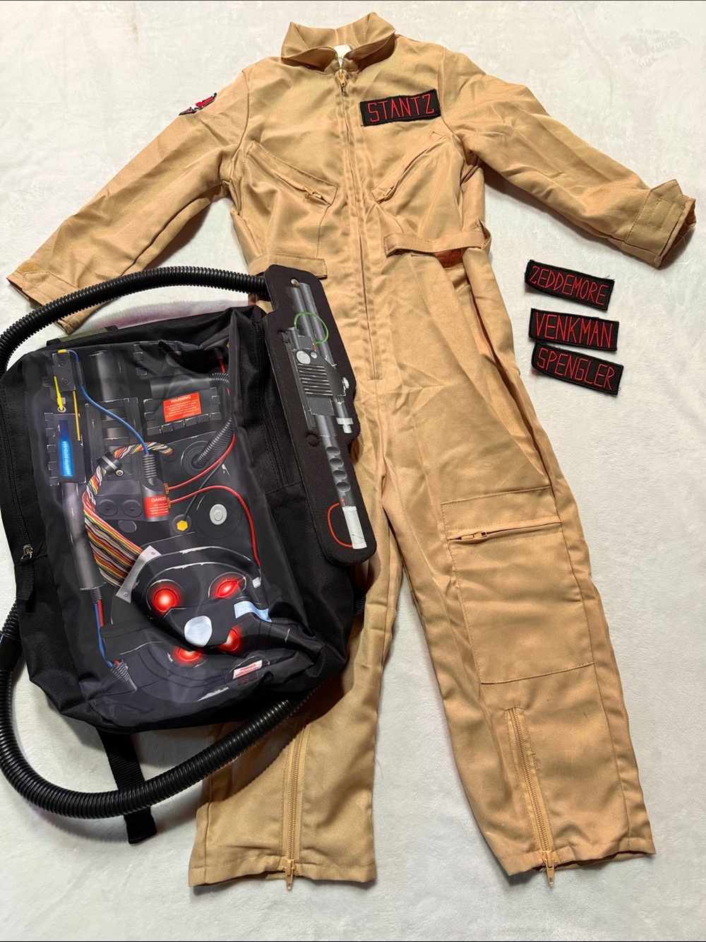 Officially licensed Ghostbuster-Jumpsuit Costume with Proton Pack backpack